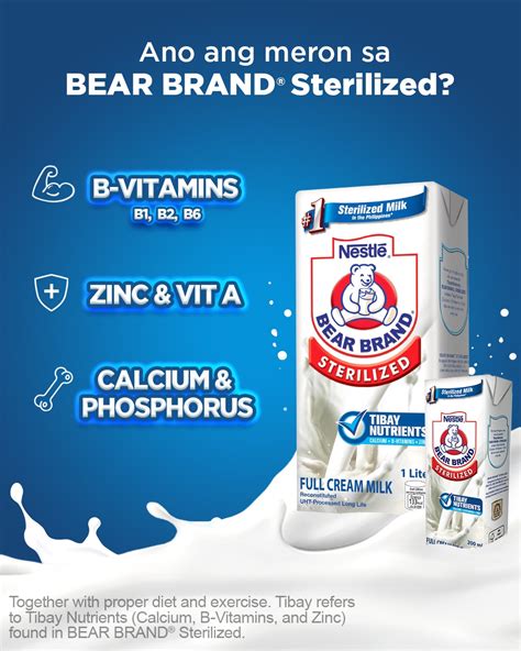 BEAR BRAND Sterilized UHT Milk 200ml Buy 4 Save 8 Shopee Philippines