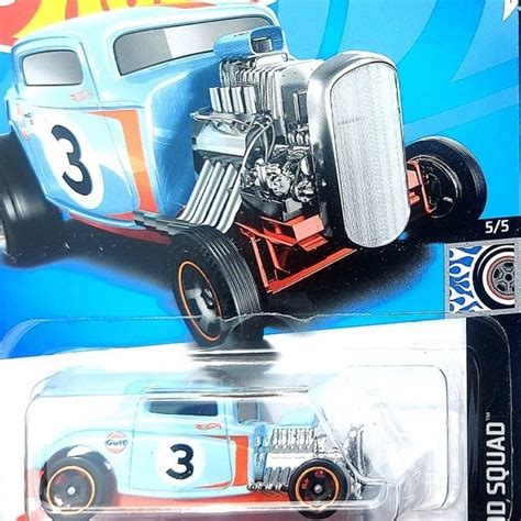 Jual HOTWHEELS 32 FORD 2022 BIRU GULF PERFOERMA SEDAN DELIVERY MOBIL