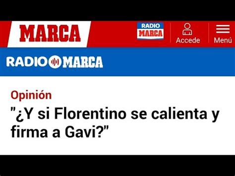 De Locos El Madridismo Le Pide A Florentino Que Fiche A Gavi Youtube