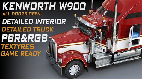 ArtStation - Kenworth W900 Sleeper | Resources