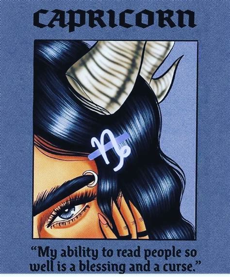 An Advertisement For Capricorn With The Caption My Ability To Read