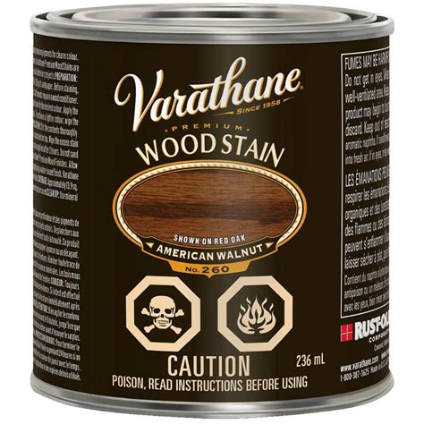 Varathane 236ml Premium American Walnut Alkyd Wood Stain Home Hardware