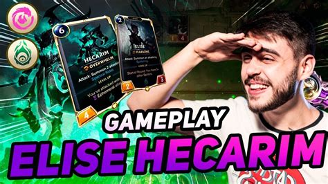 GAMEPLAY DE ELISE HECARIM YouTube