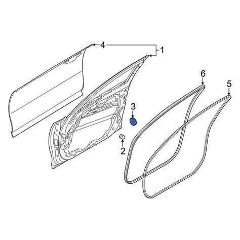 Kia OE 831913K030 - Front Door Plug