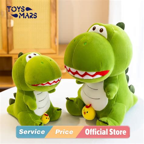 Toysmars ตุ๊กตาไดโนเสาร์เด็กโง่รูปไก่น่ารักตุ๊กตาเด็กผู้หญิงตลกของขวัญ