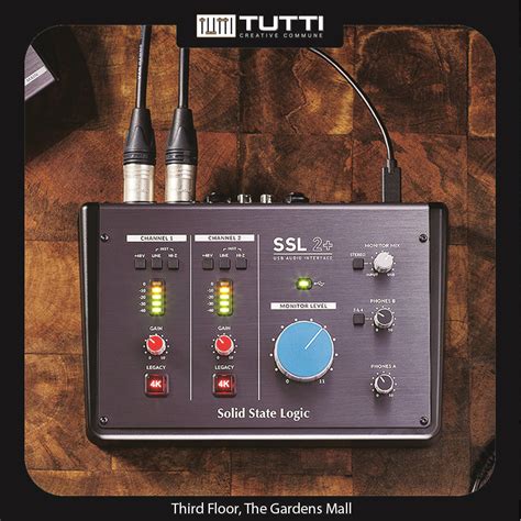 Solid State Logic SSL 2+ Audio Interface – Tutti