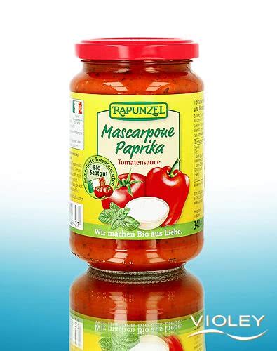 Rapunzel Organic Mascarpone Pepper Tomato Sauce 340 G