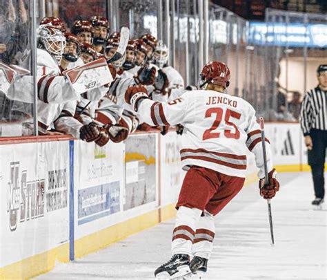 Greenfield Recorder Umass Hockey Daniel Jenckos Return To The