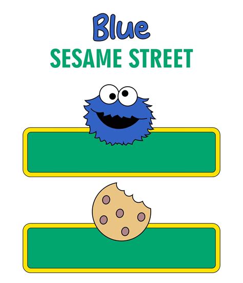 Sesame street signs – Artofit