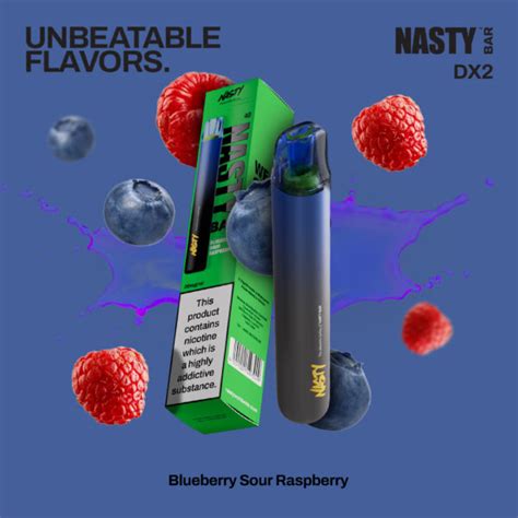 Blueberry Sour Raspberry Nasty Dx2 Disposable Vape Ncigstore