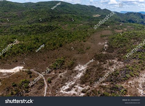 Chapada Dos Veadeiros National Park Aerial Stock Photo 2066868407 ...