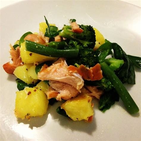 Hot Smoked Salmon And Potato Salad Recipe Deporecipe Co