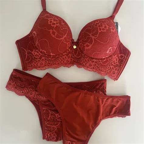 Lingerie Delicada Calcinha Biquini Suti Renda Luxo Frete Gr Tis