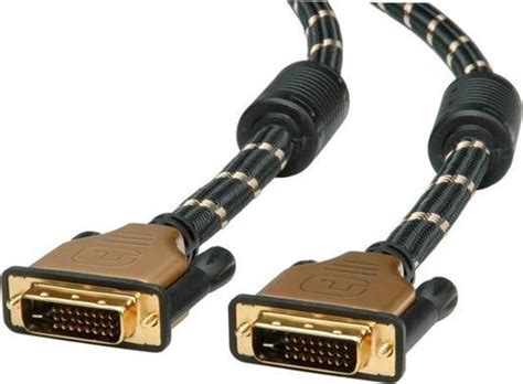 Roline Gold Monitor Kabel Dvi M M Dual Link M Dvi Kabel