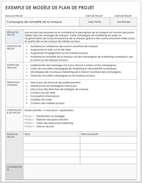 Modèles De Plan De Projet Gratuits Smartsheet