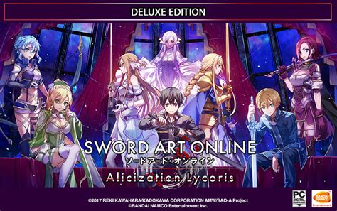 SWORD ART ONLINE Alicization Lycoris Deluxe Edition (PC) – купить ключ ...