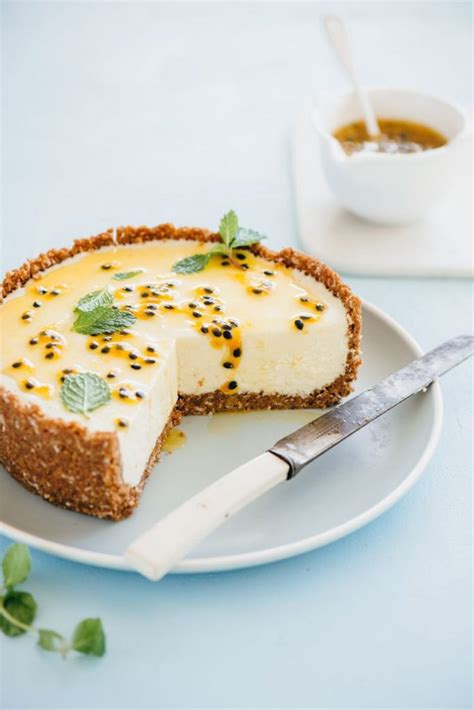 Passion Fruit Cheesecake - Kitchen Cookbook