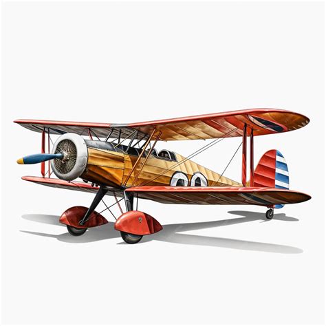 Premium Photo | Model of plane from WW1 Stock ai genertaed