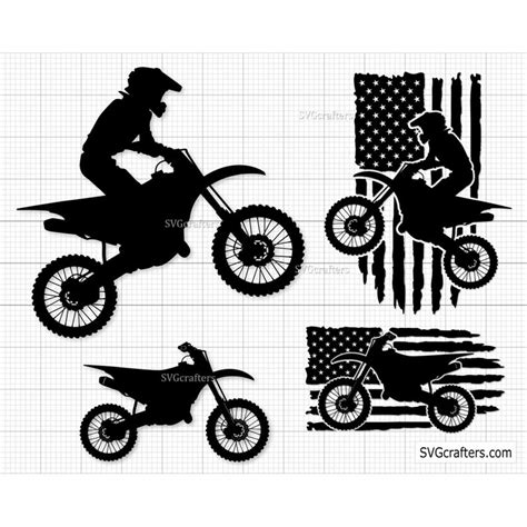 Motocross Svg Motorcycle Svg Dirt Bike Svg Racing Svg Bi Inspire