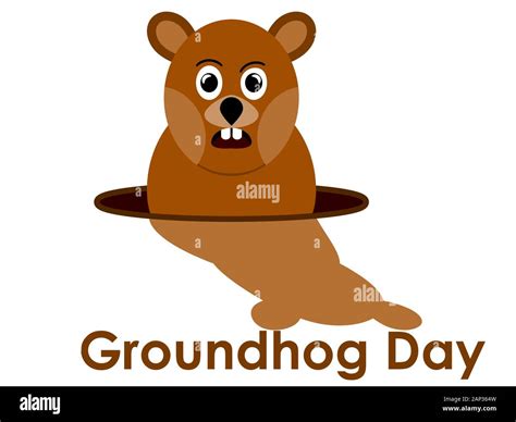 Groundhog Day Predicts The Arrival Of Spring Groundhog With Shadow