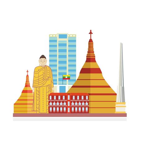 Myanmar Vector City 41333221 Vector Art At Vecteezy