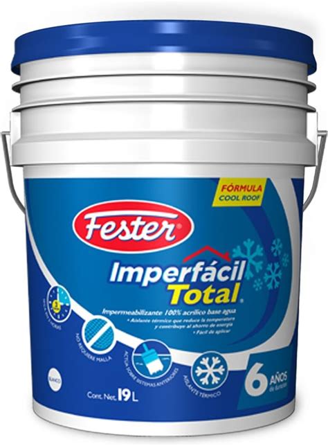 Fester Impermeabilizante Fester Imperfacil Total A Os Blanco