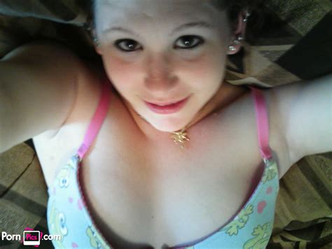 Barely Legal Babe Amber May Takes Her Bra Off And Poses In A Solo Coedcherry