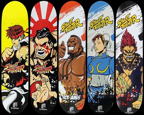 Skater XL: Street Fighter Deck collection v 1.0 Gear, Real Brand, Deck ...