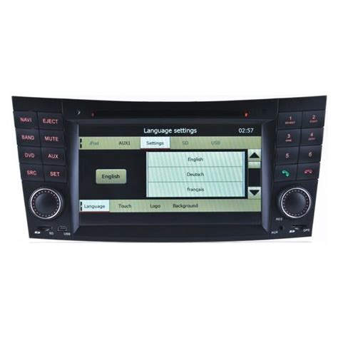 Autoradio Gps Bluetooth Pour Mercedes Benz Classe E W Cls Classe G