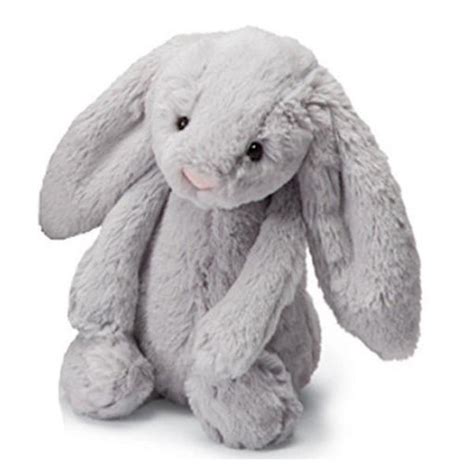 Jellycat Bashful Grey Bunny Medium 12 Inches Jellycat Bunny