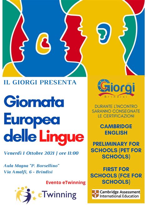 La Giornata Europea Delle Lingue Al Giorgi Di Brindisi Brindisitime