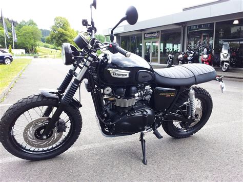 Details Zum Custom Bike Triumph Scrambler Des H Ndlers Triumph K Ln Ost