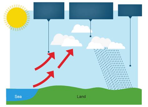 Geography- convectional rainfall Diagram | Quizlet