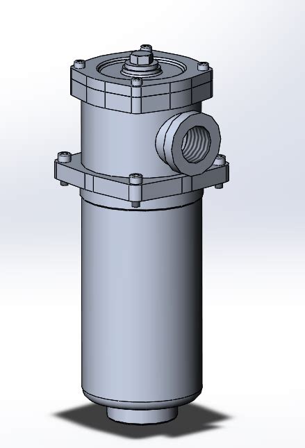 Rf回油过滤器3d模型下载三维模型solidworks模型 制造云 产品模型