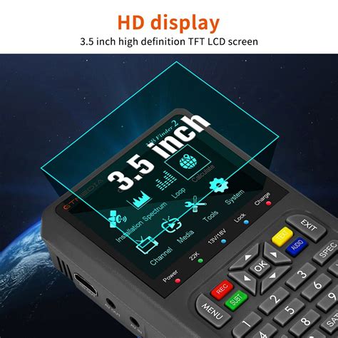 PROFI Sat Finder GTMEDIA V8 Satelliten Messgerät SATFINDER DVB-S/S2/S2X ...