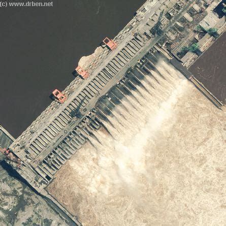 China Yangtse River Three Gorges Dam Space Image, by The China Report