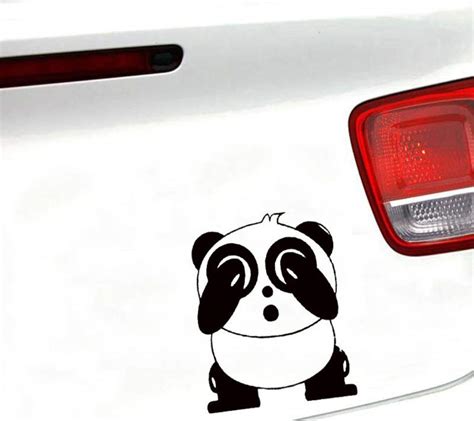 Lionston Cute Panda Car Door Car Windows Bumper Hood Side Car