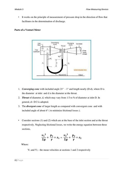 SOLUTION Module 5 Hydraulics 1 Studypool