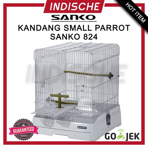 Jual Kandang Burung Parrot Cage SANKO Parkit Sun Conure Falk Cockatiel