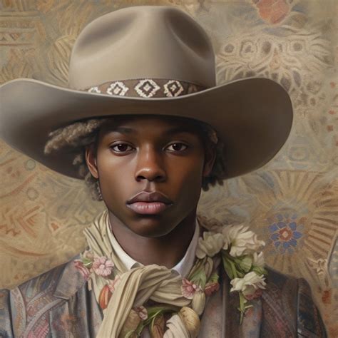 Lysander The Gay Black Cowboy Art Print Vintage Afroamerican Homosexual Dandy Queerart Etsy