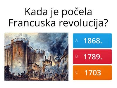 Povijest Razred Francuska Revolucija Nastavne Aktivnosti