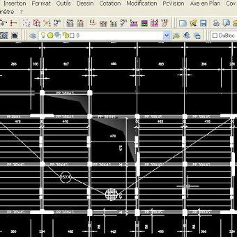 Plan De Coffrage Ferraillage Dwg Autocad B Timent Coffrage Lecture