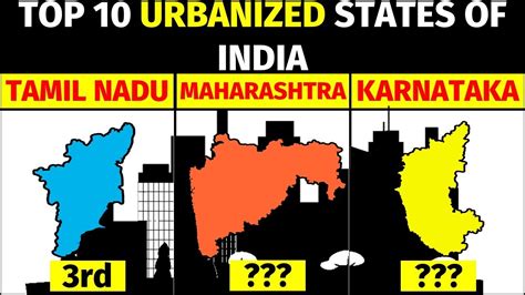 Top 10 Urbanized States Of India Youtube