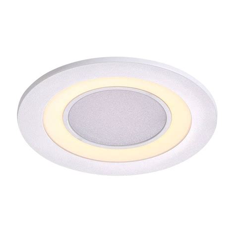 Plafonnier encastré LED Clyde blanc chaud Ø15 cm Farbe für