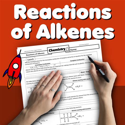 Reactions Of Alkenes Home Learning Worksheet GCSE Worksheets Library