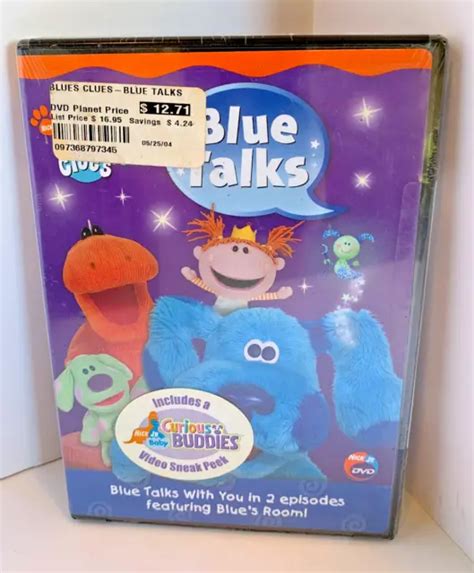 BLUE TALKS NICK Jr DVD Blue’s Clues, New And Sealed! Dolby Digital ...