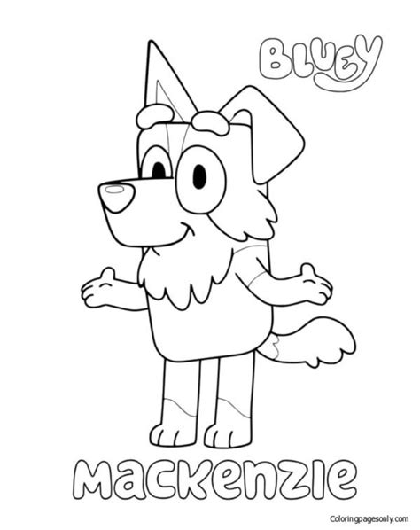 Bluey Coloring Pages Printable for Free Download