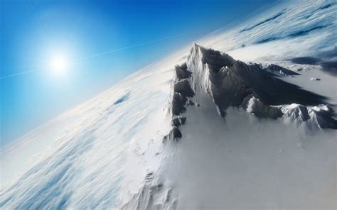 Wallpaper Sports Snow Aerial View Arctic Alps Summit Skiing