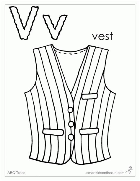 Letter V Coloring Page Coloring Home