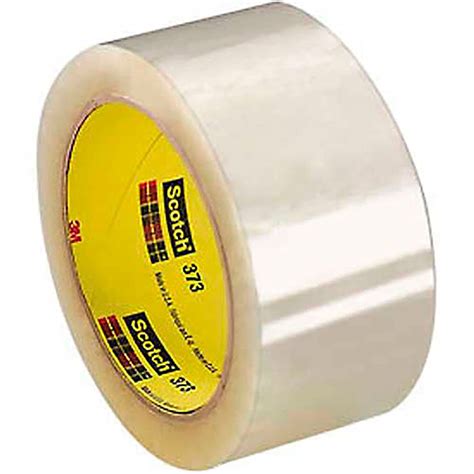 Amazon.com: 3M Scotch Brand Tape No. 373-2" X 55 Yards - 2.5 Mil - Heavy Duty Grade - Clear ...